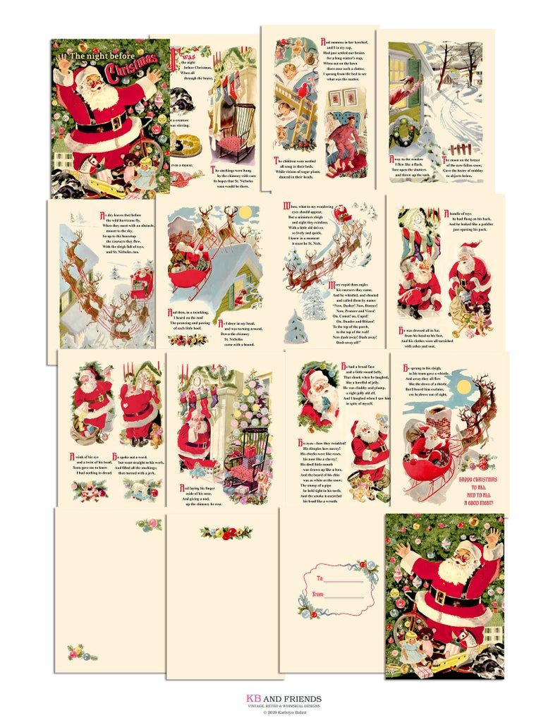 90 The Night Before Christmas Printable 59