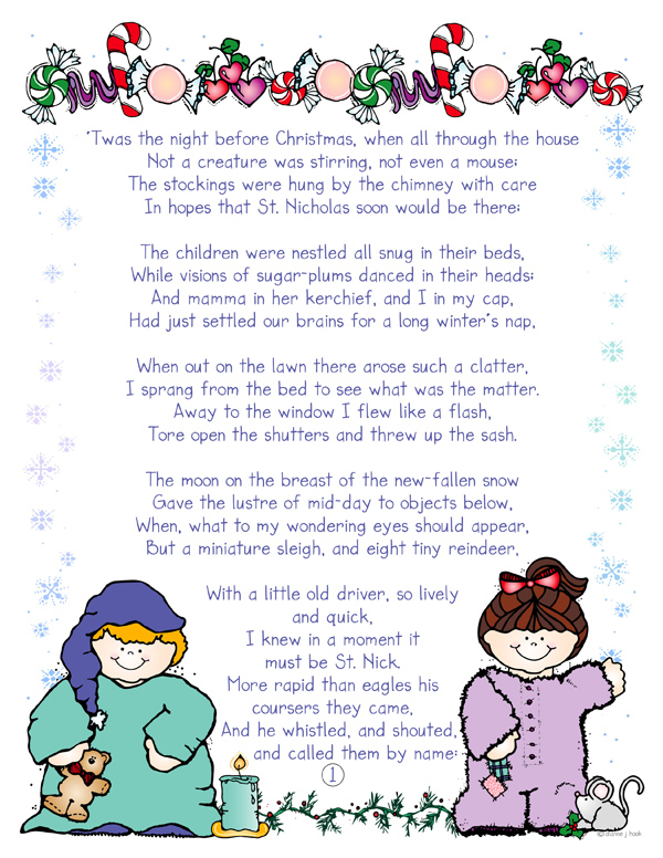 90 The Night Before Christmas Printable 90