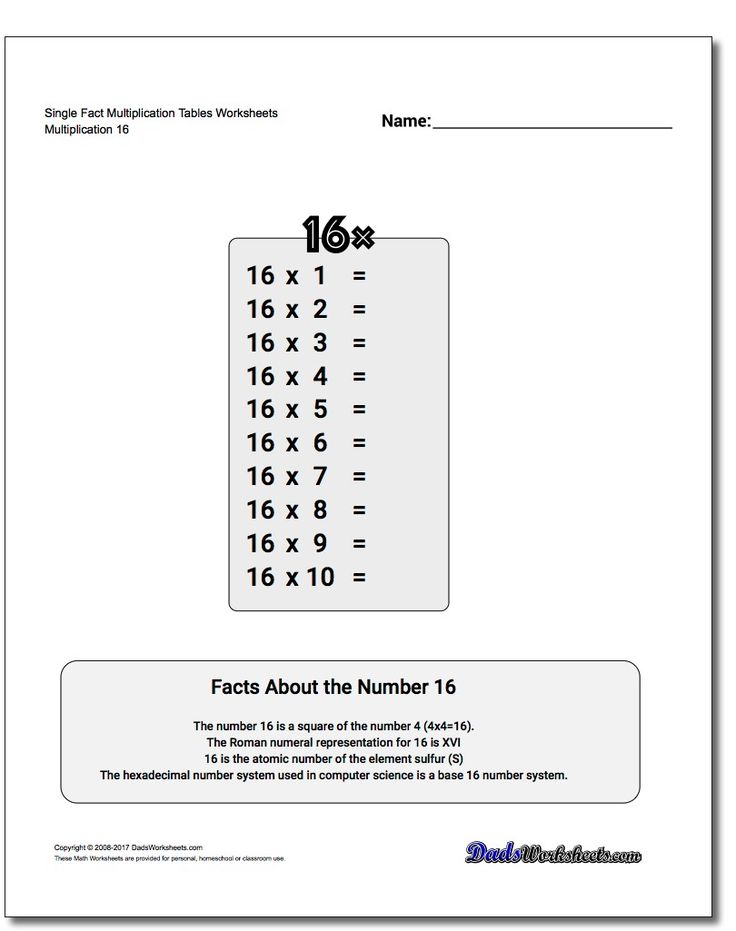 Save 60 Multiplication Facts 0-12 Printable Pdf Ideas 20