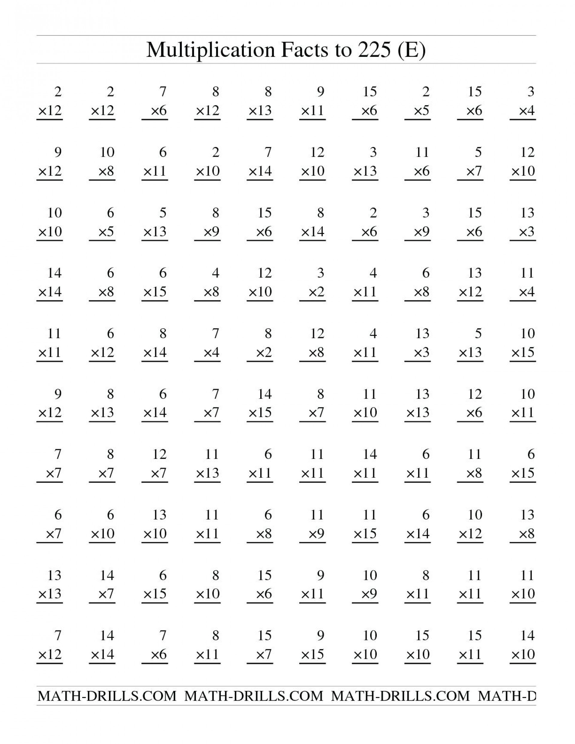 Save 60 Multiplication Facts 0-12 Printable Pdf Ideas 27