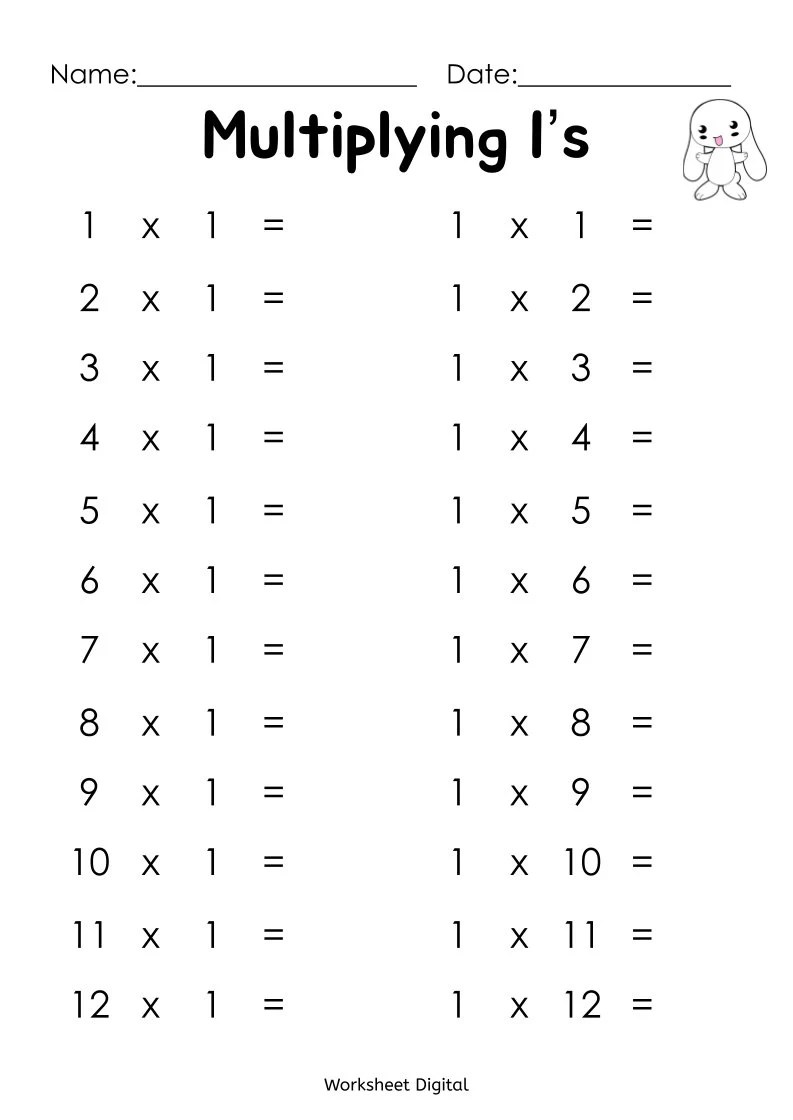 Save 60 Multiplication Facts 0-12 Printable Pdf Ideas 36