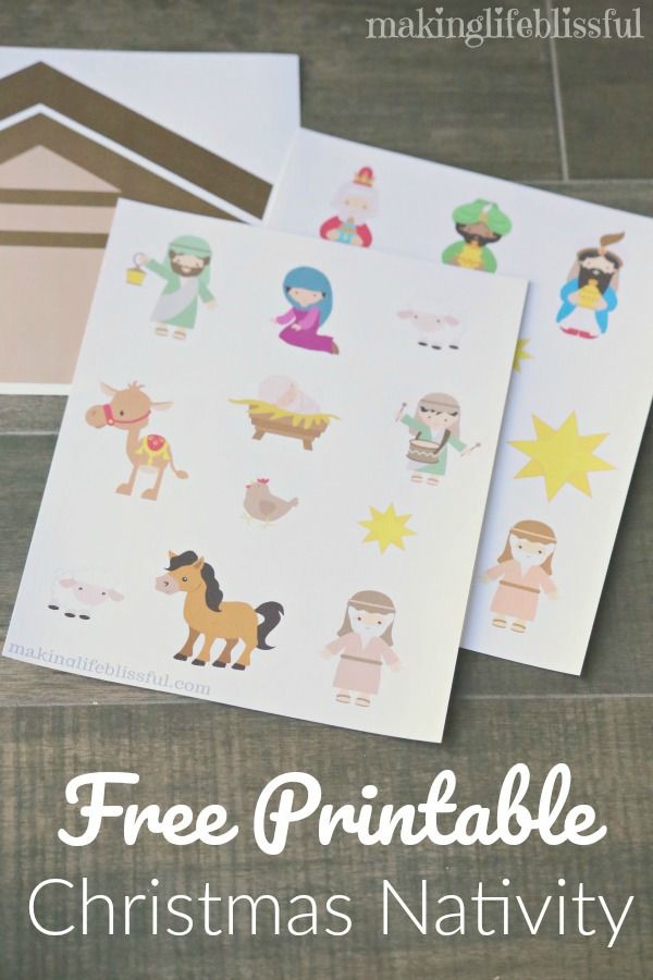 Save 60 Printable Christmas Nativity Scene Ideas 18