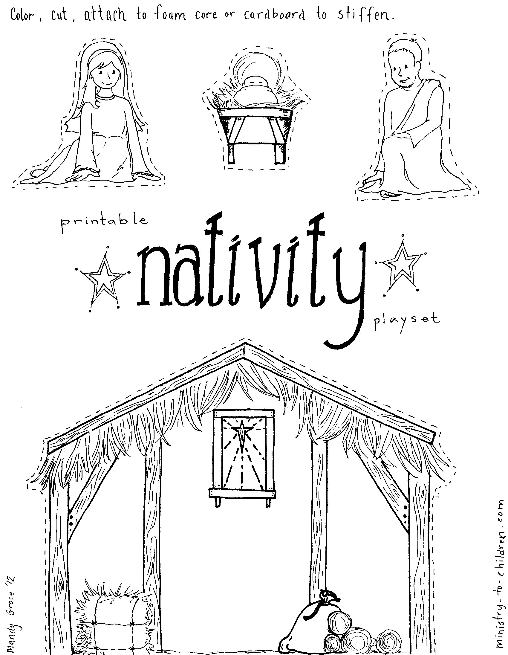 Save 60 Printable Christmas Nativity Scene Ideas 23