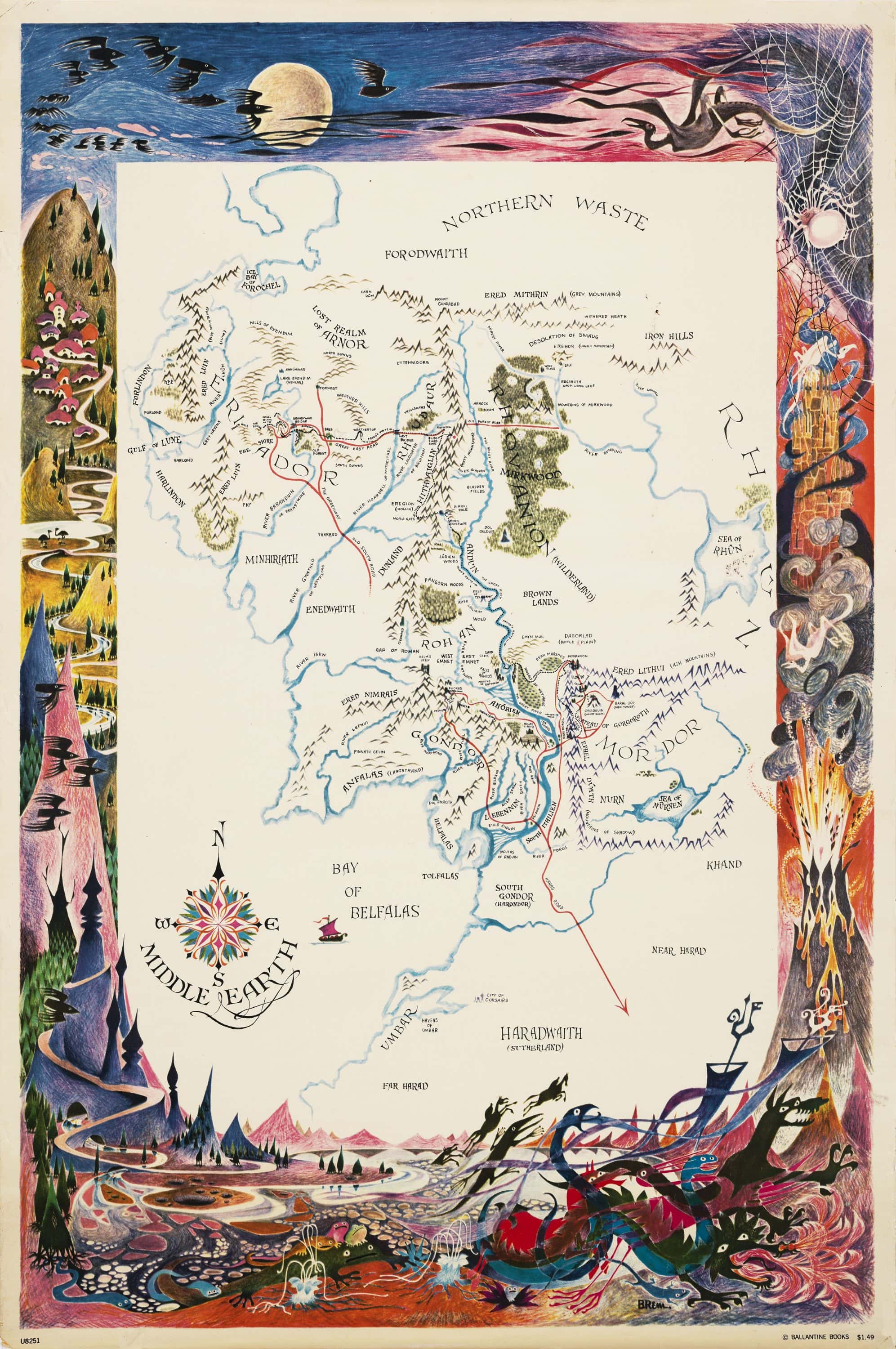 Save 60 Printable Map Of Middle Earth Ideas 47