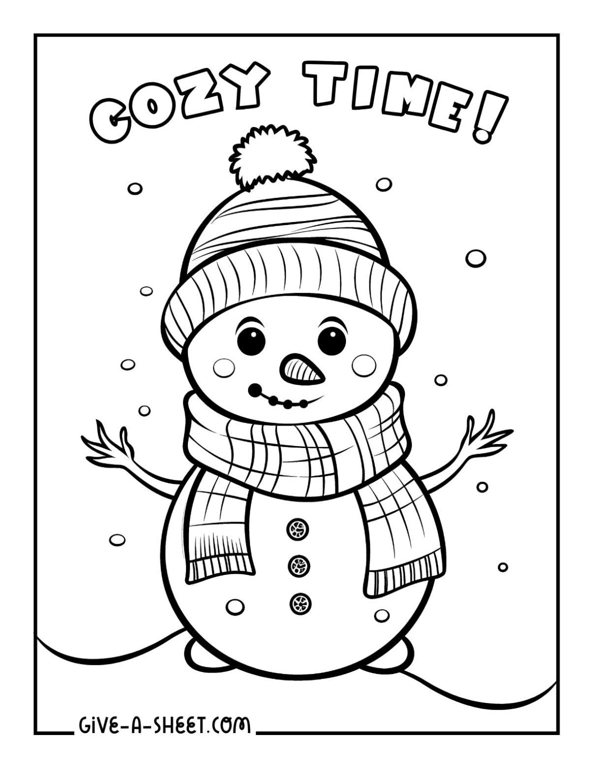 Save 60 Printable Winter Hat Coloring Page Ideas 44