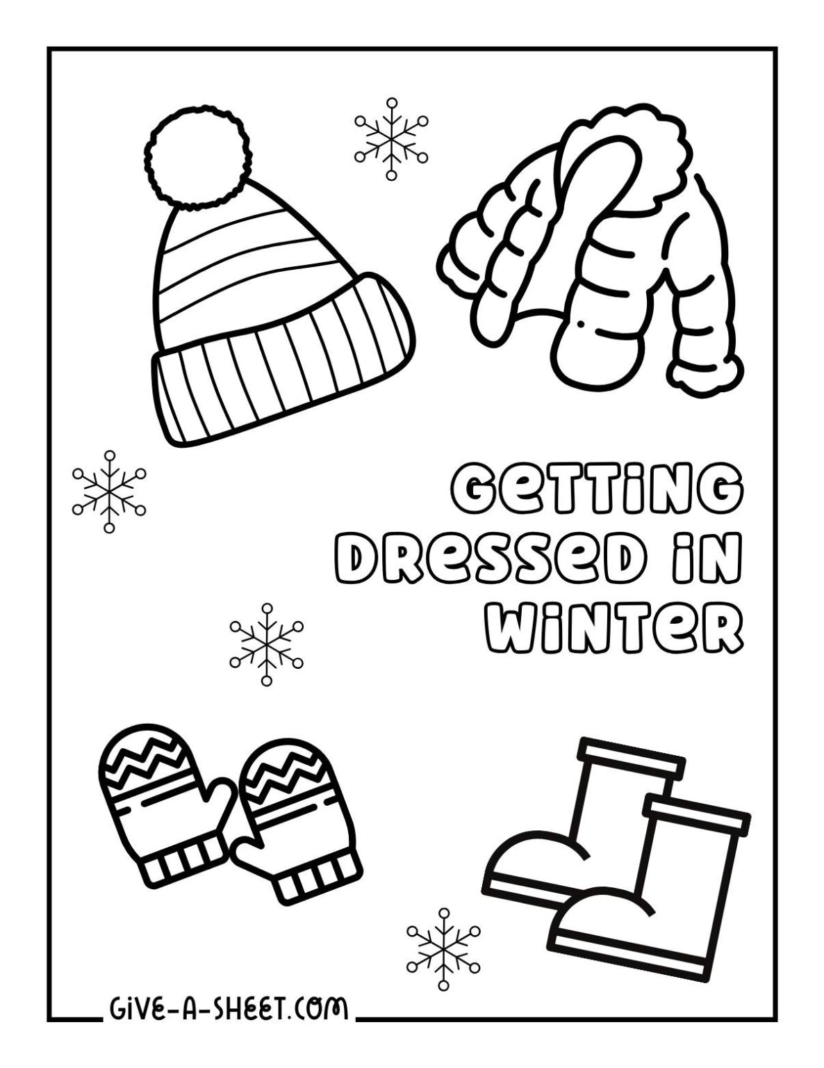 Save 60 Printable Winter Hat Coloring Page Ideas 45