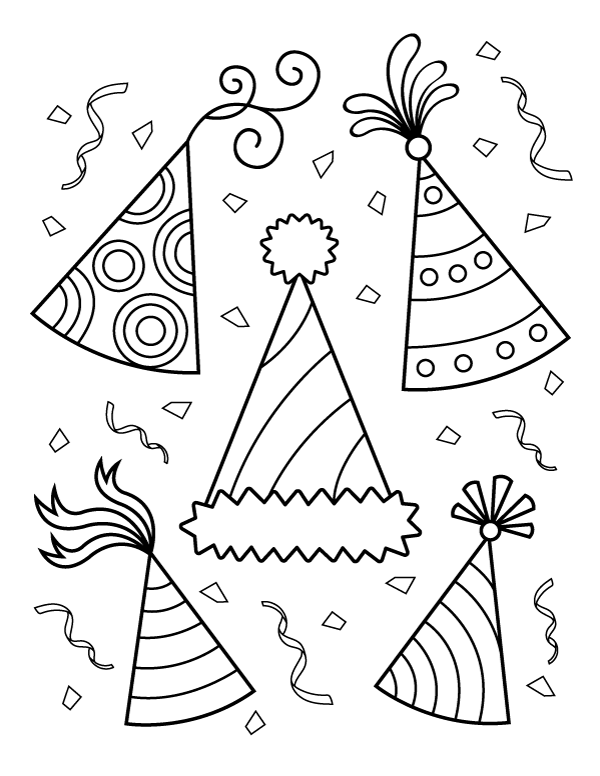 Save 60 Printable Winter Hat Coloring Page Ideas 48