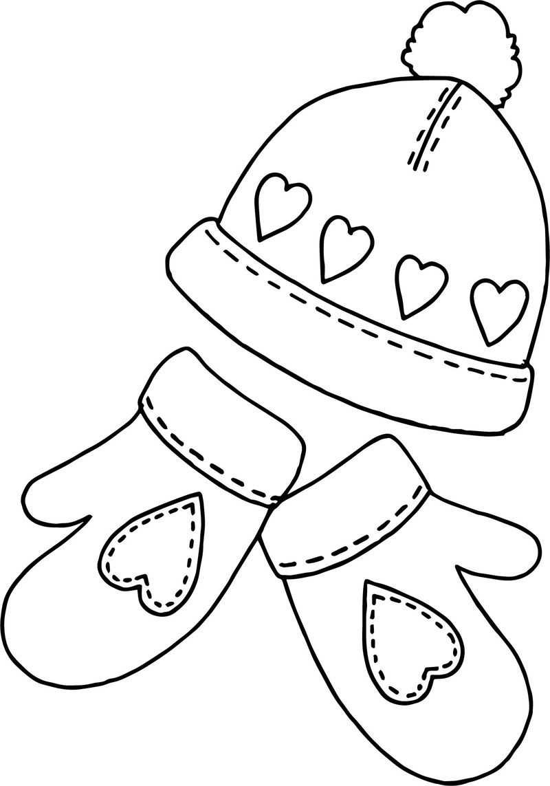 Save 60 Printable Winter Hat Coloring Page Ideas 55