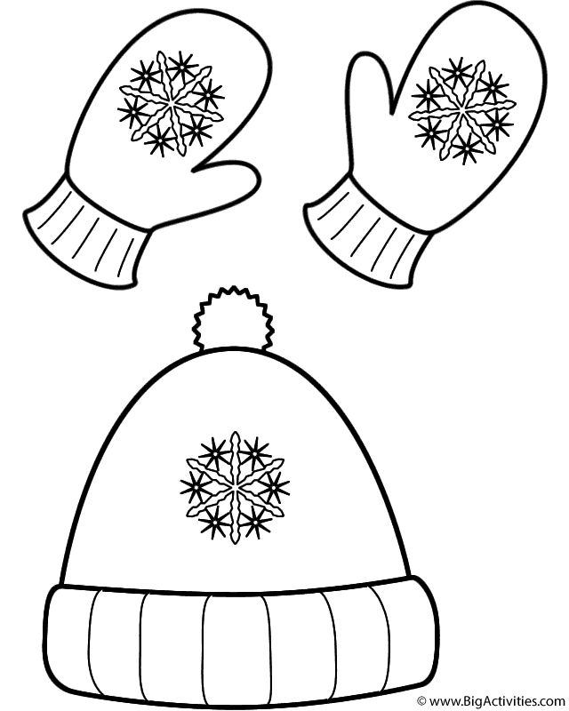 Save 60 Printable Winter Hat Coloring Page Ideas 56