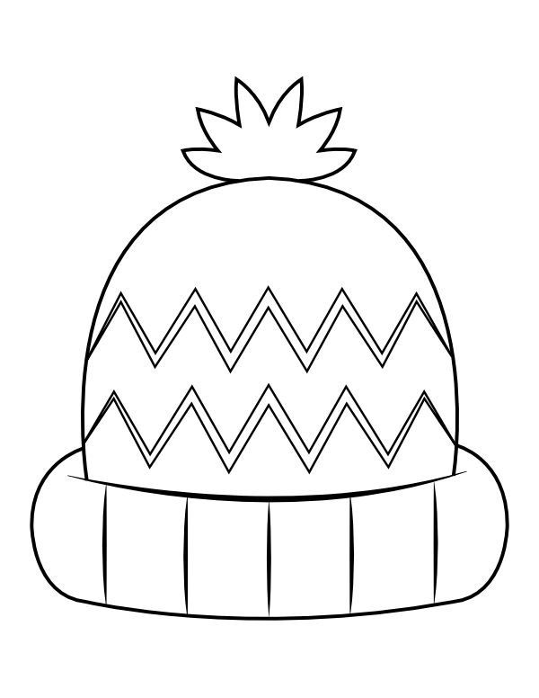 Save 60 Printable Winter Hat Coloring Page Ideas 58