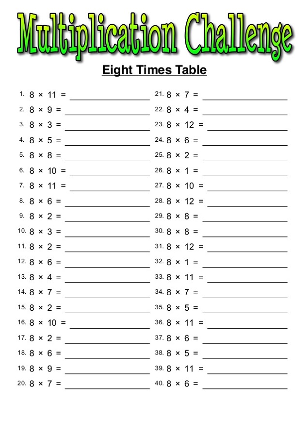 Save 60 Times Table Worksheets Printable Ideas 23