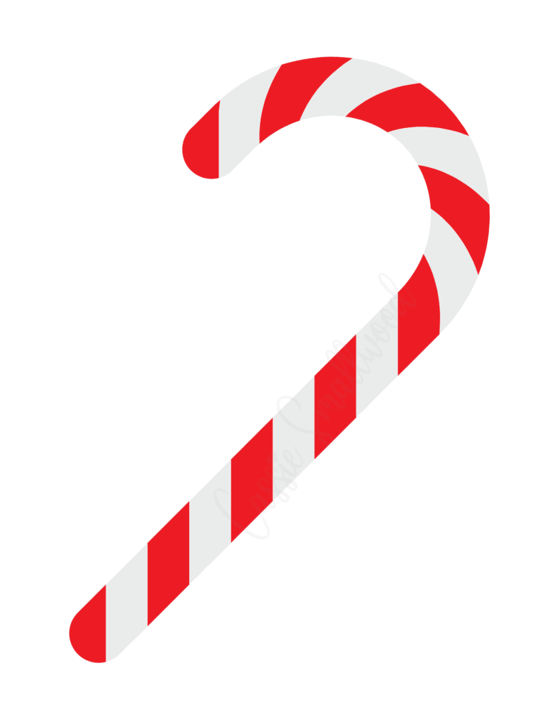 60 Candy Cane Template Printable 33