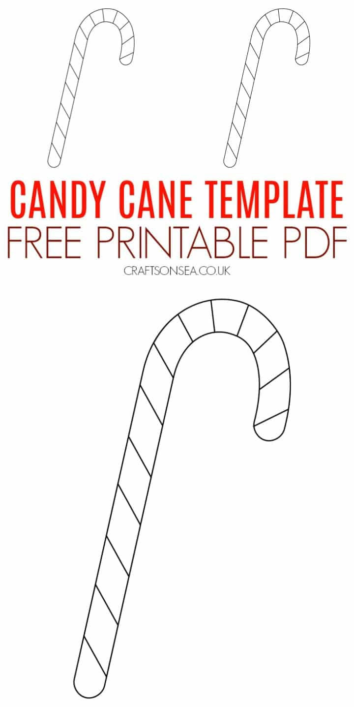 60 Candy Cane Template Printable 41