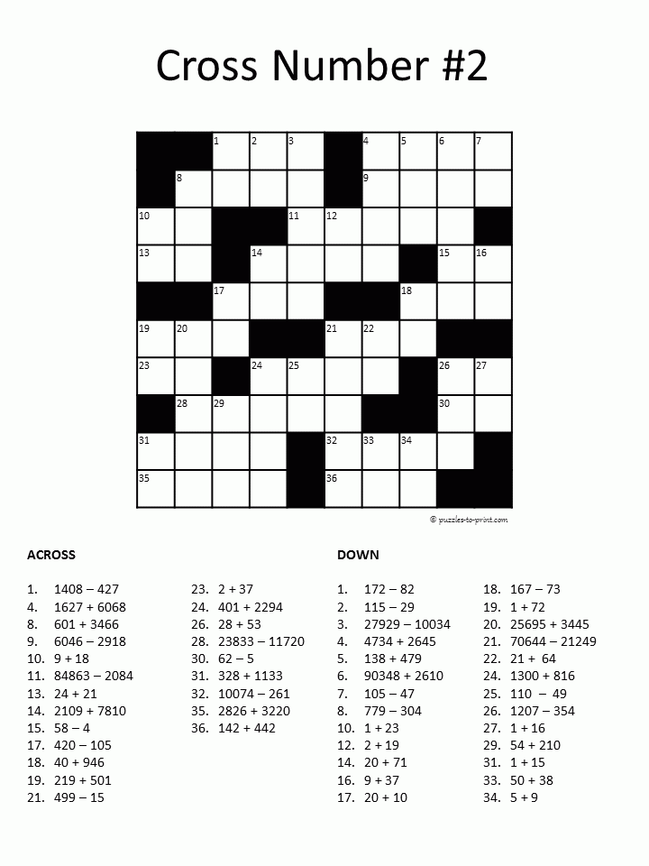 60 Create A Crossword Puzzle Free Printable 27