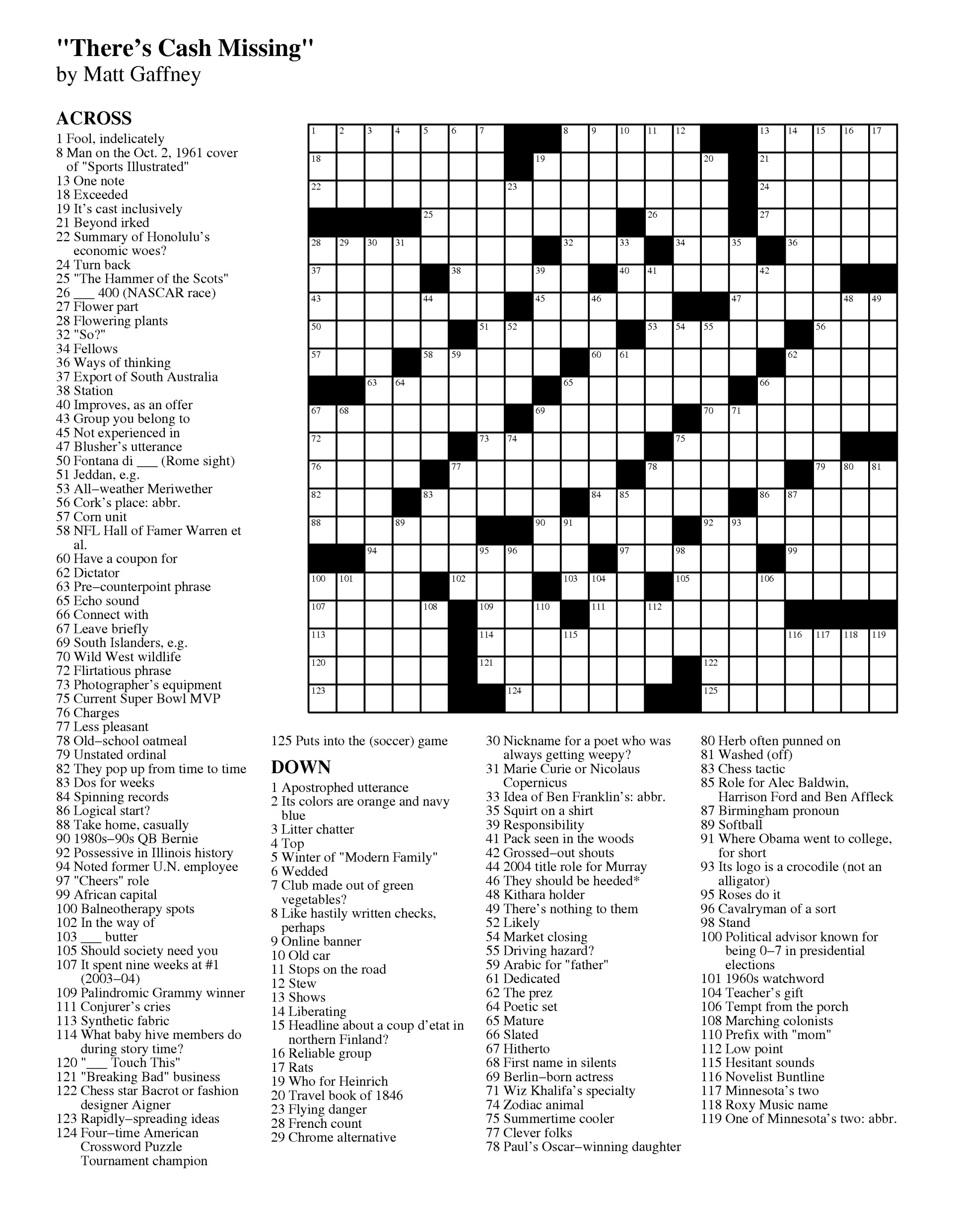 60 Create A Crossword Puzzle Free Printable 34