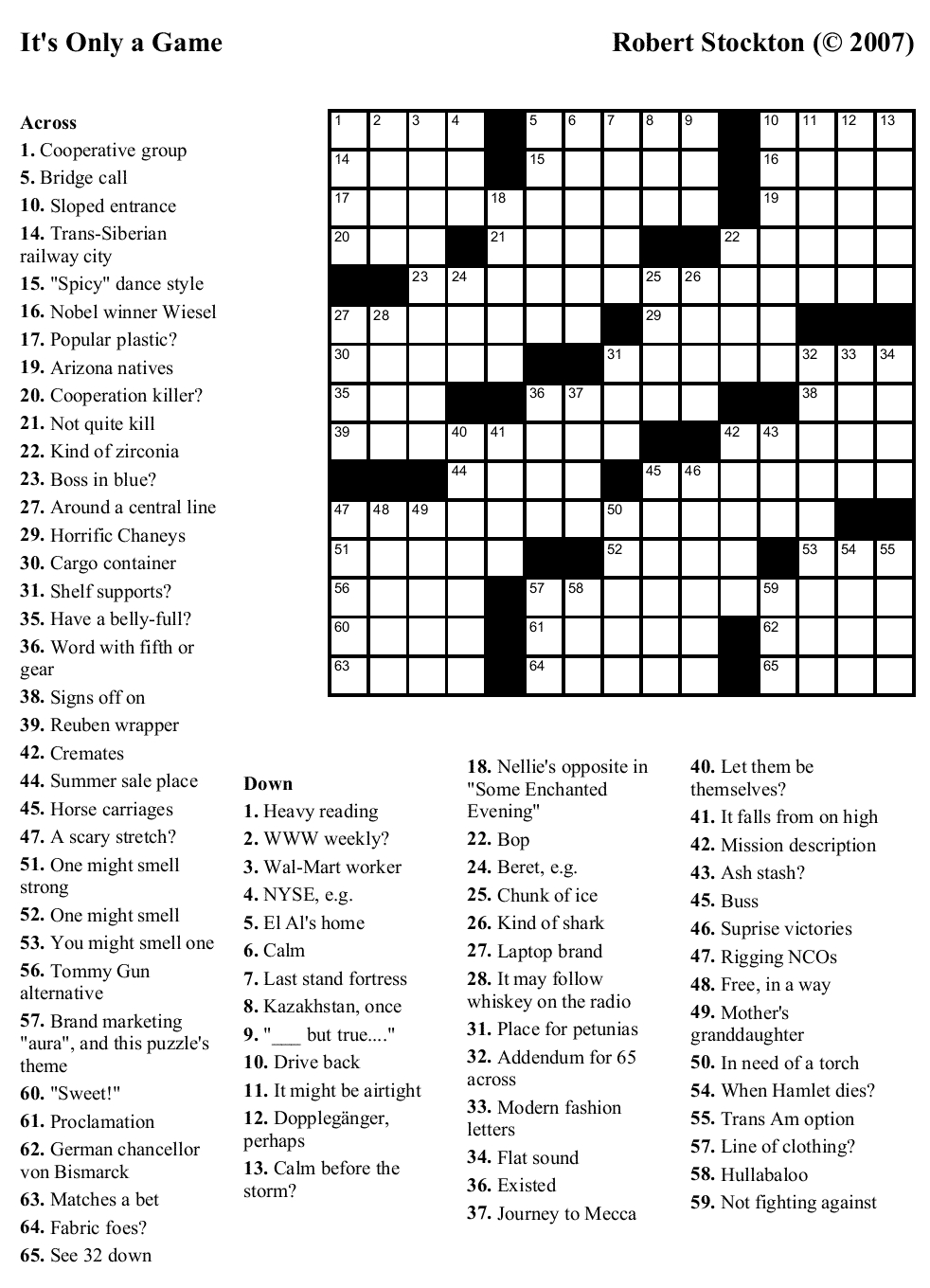 60 Create A Crossword Puzzle Free Printable 37