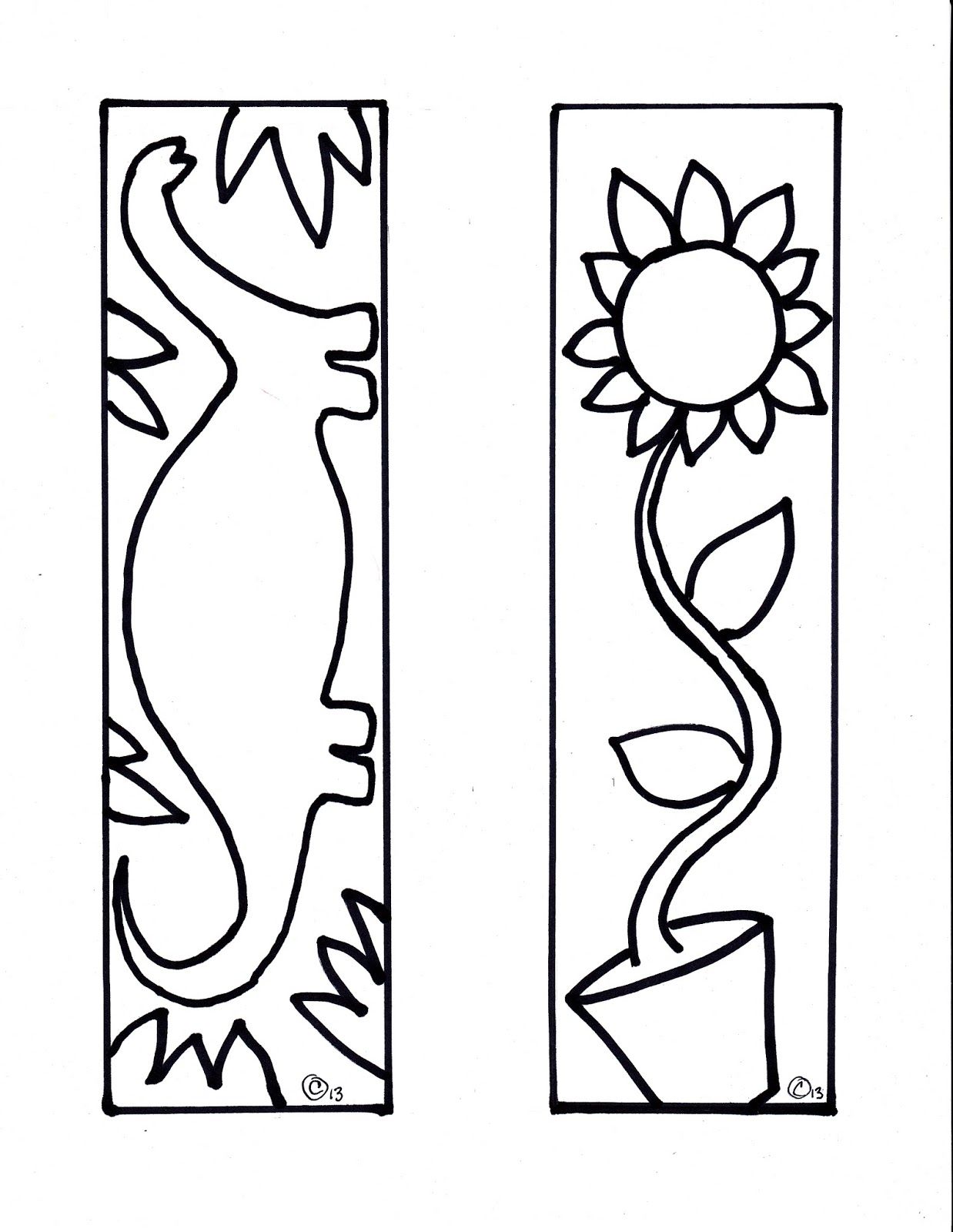 60 Free Printable Coloring Bookmarks 18