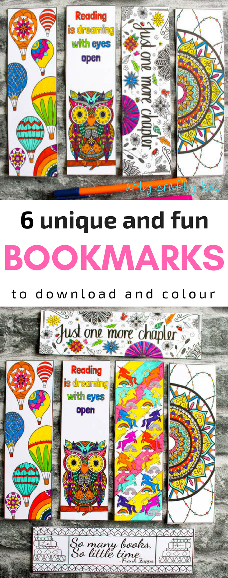 60 Free Printable Coloring Bookmarks 22