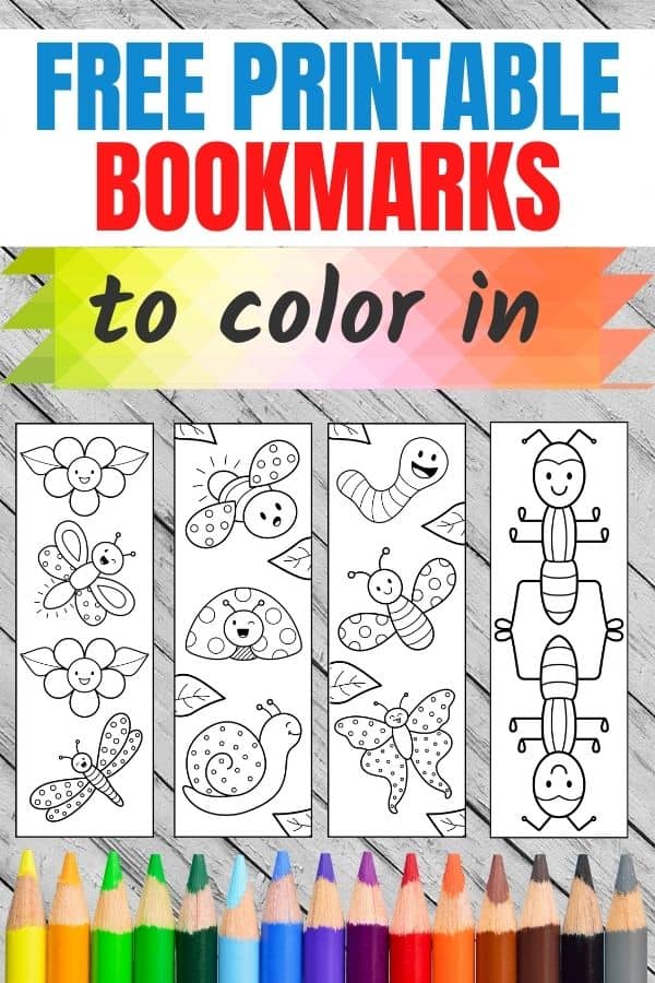 60 Free Printable Coloring Bookmarks 24