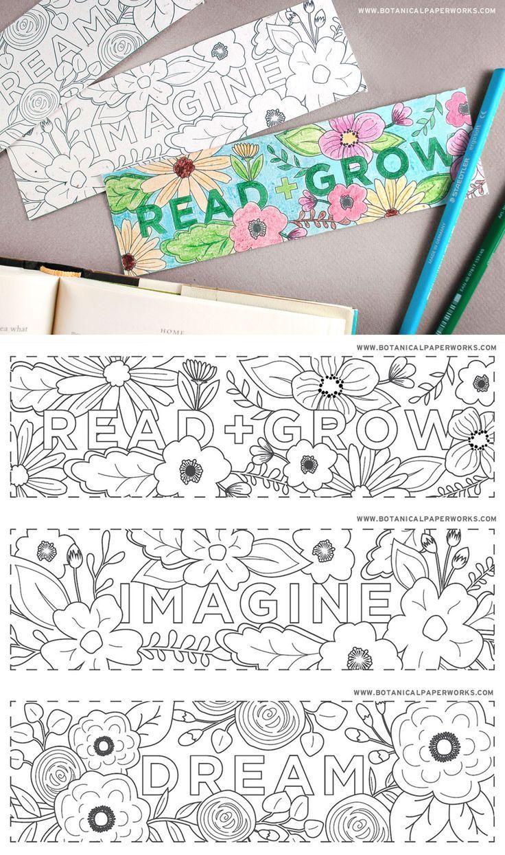 60 Free Printable Coloring Bookmarks 41