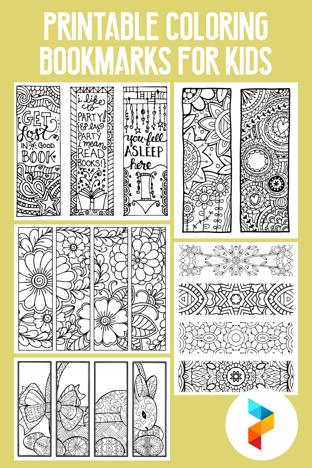 60 Free Printable Coloring Bookmarks 43