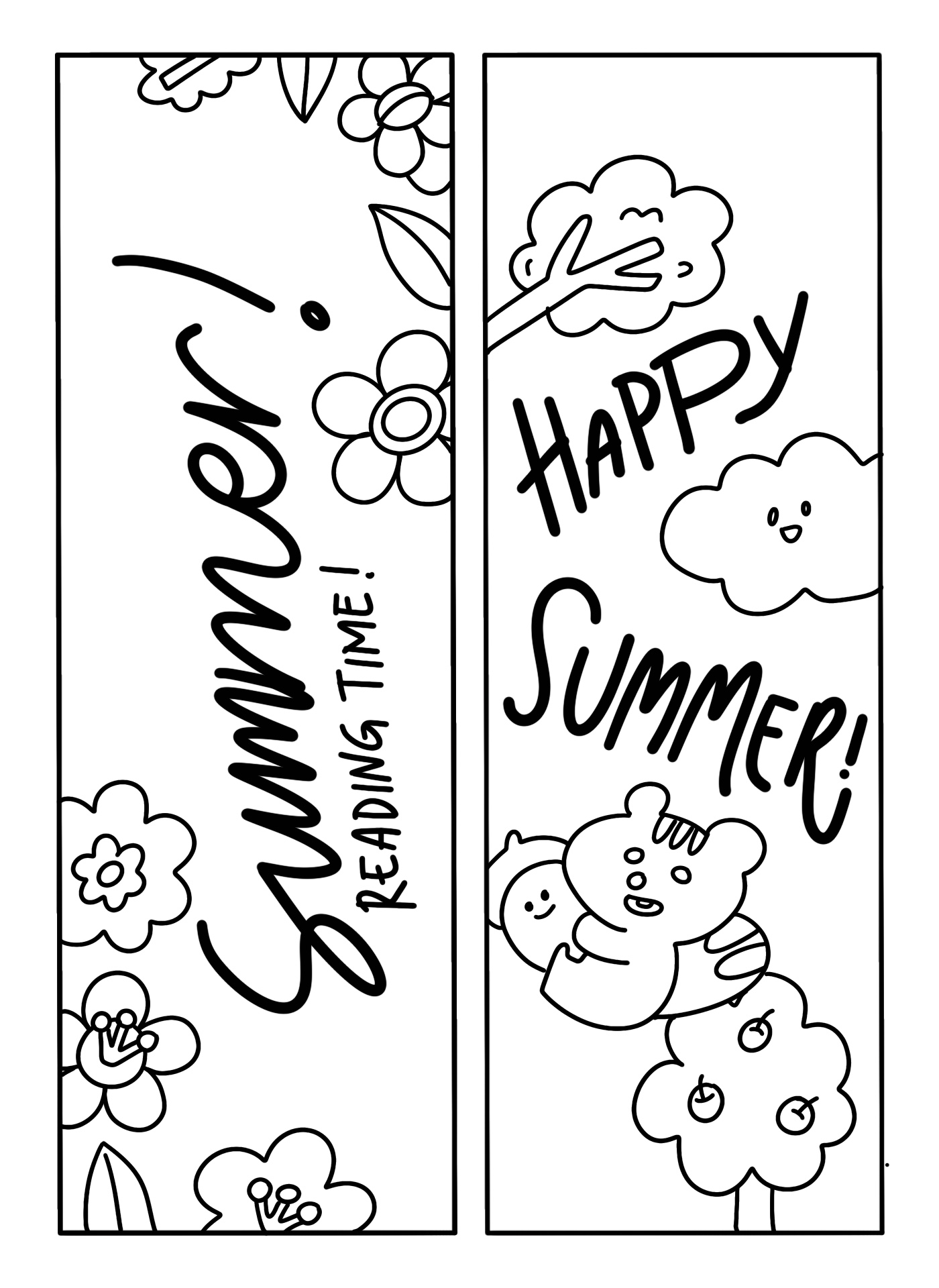 60 Free Printable Coloring Bookmarks 44