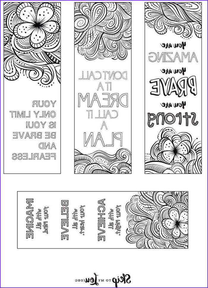 60 Free Printable Coloring Bookmarks 48