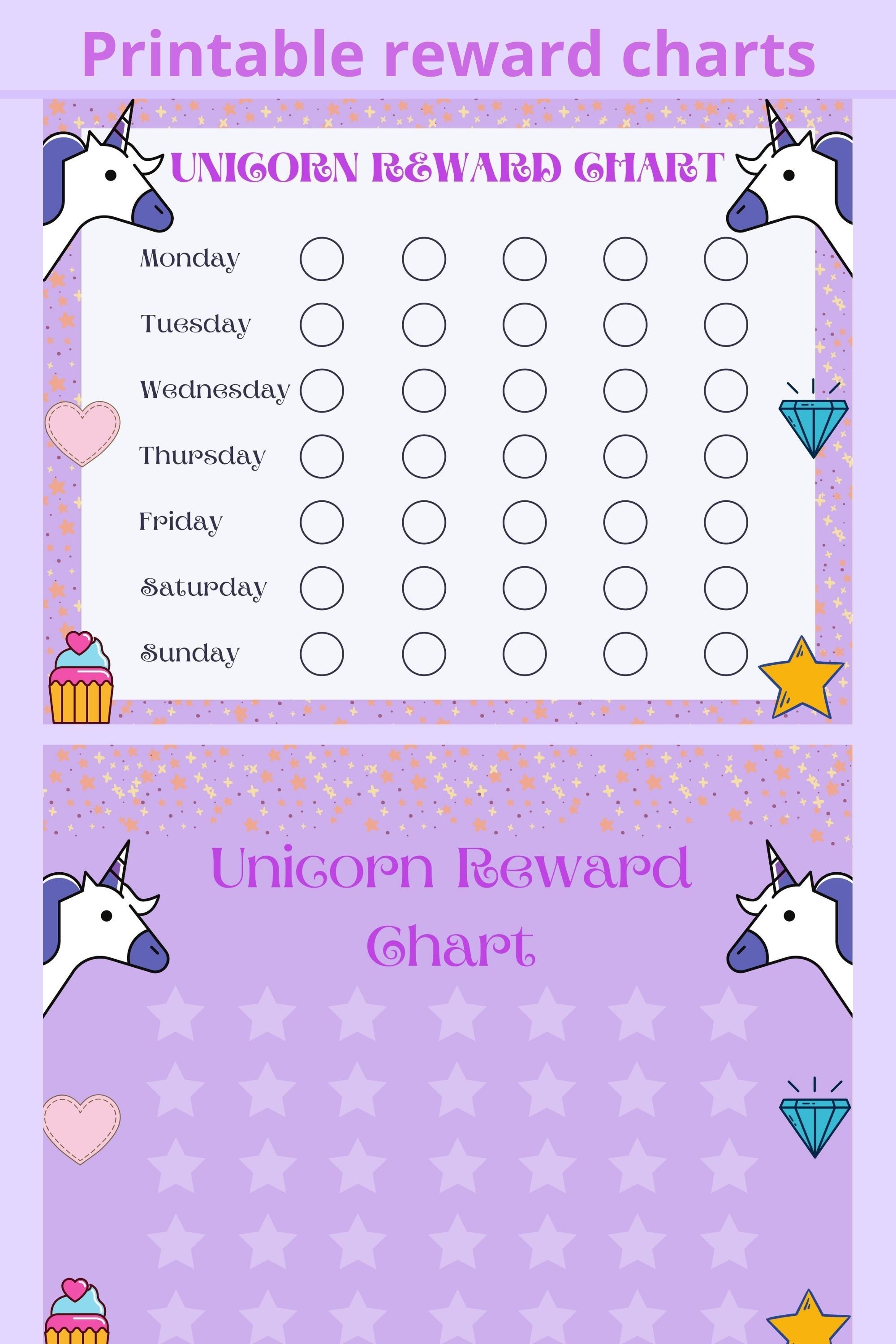 60 Free Printable Weekly Reward Charts 12