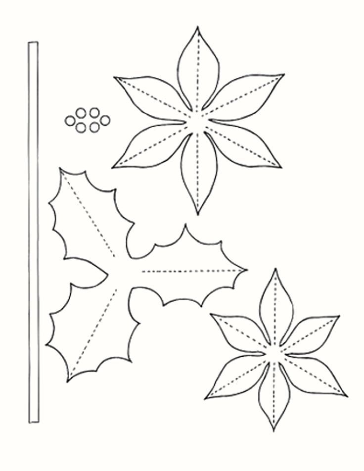 60 Poinsettia Template Printable Free 11