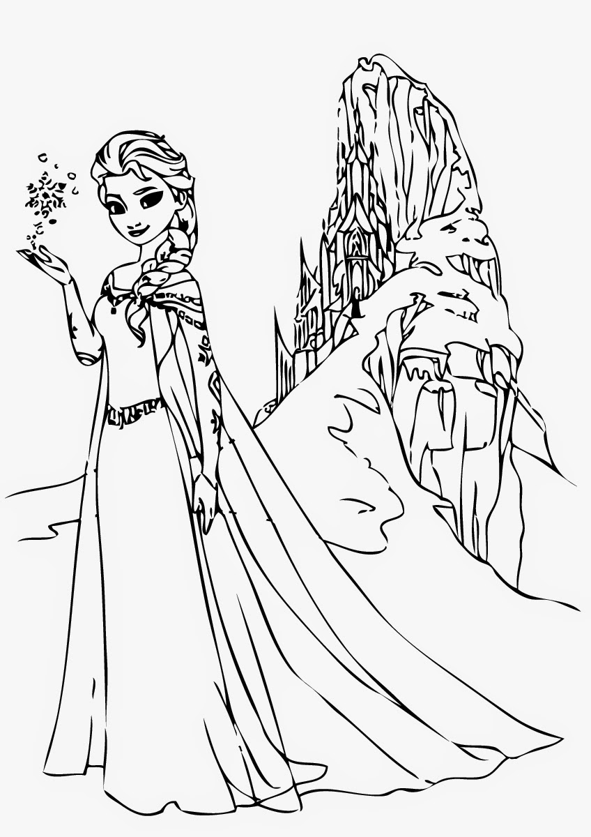 60 Printable Elsa Coloring Pages 41