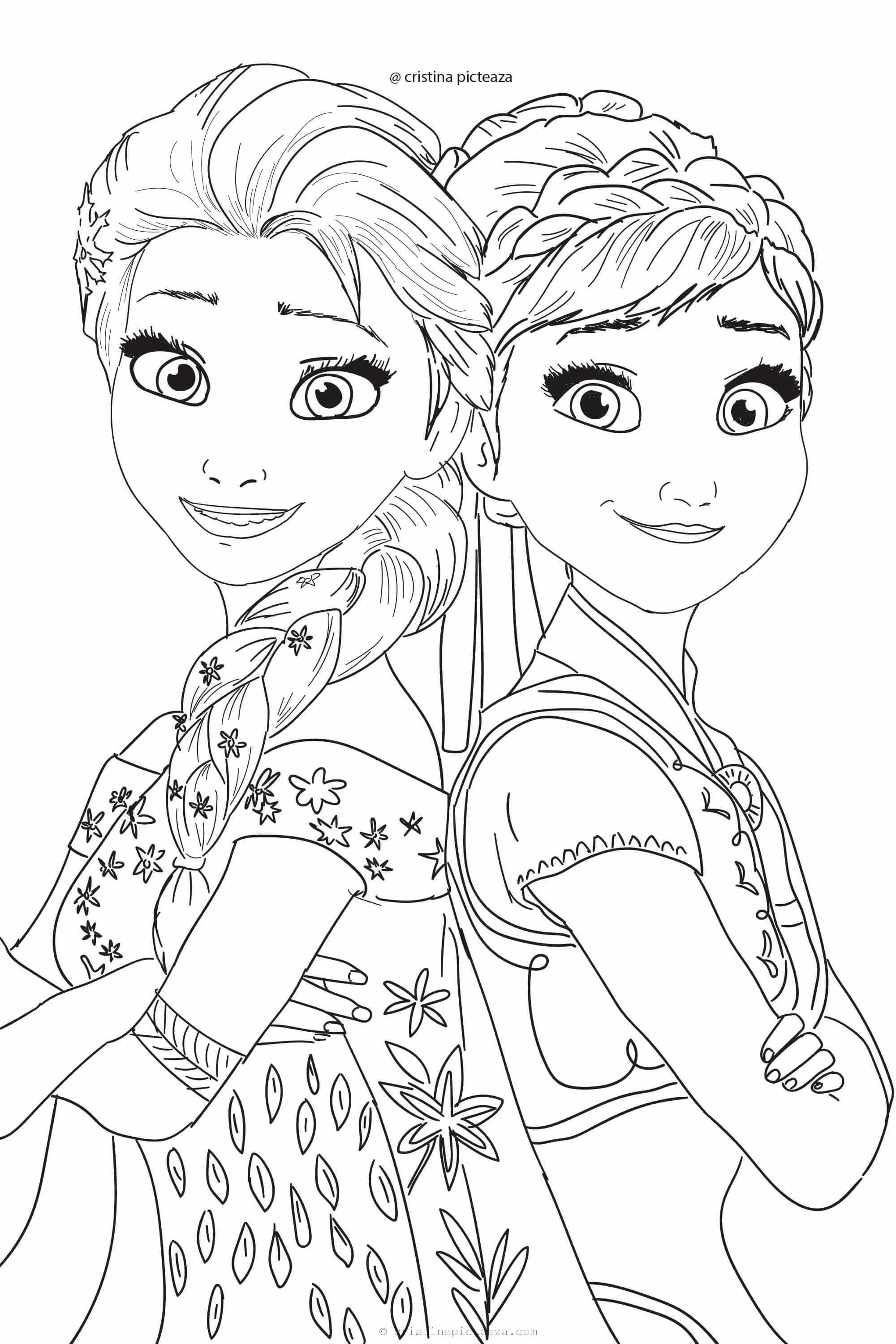 60 Printable Elsa Coloring Pages 42