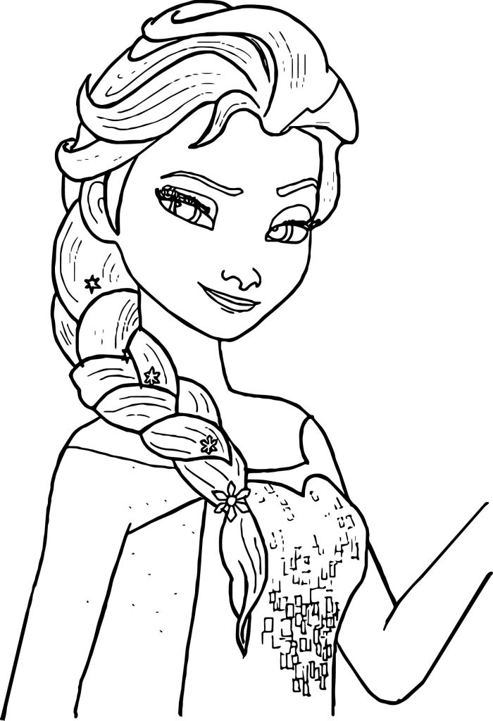 60 Printable Elsa Coloring Pages 44