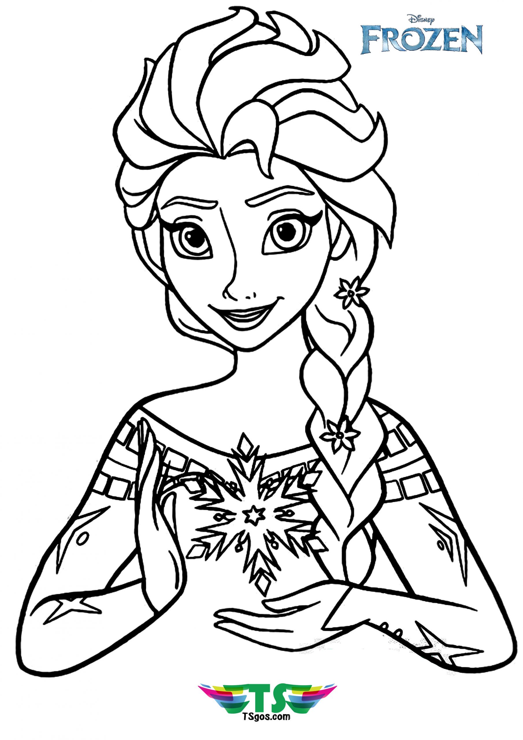 60 Printable Elsa Coloring Pages 46