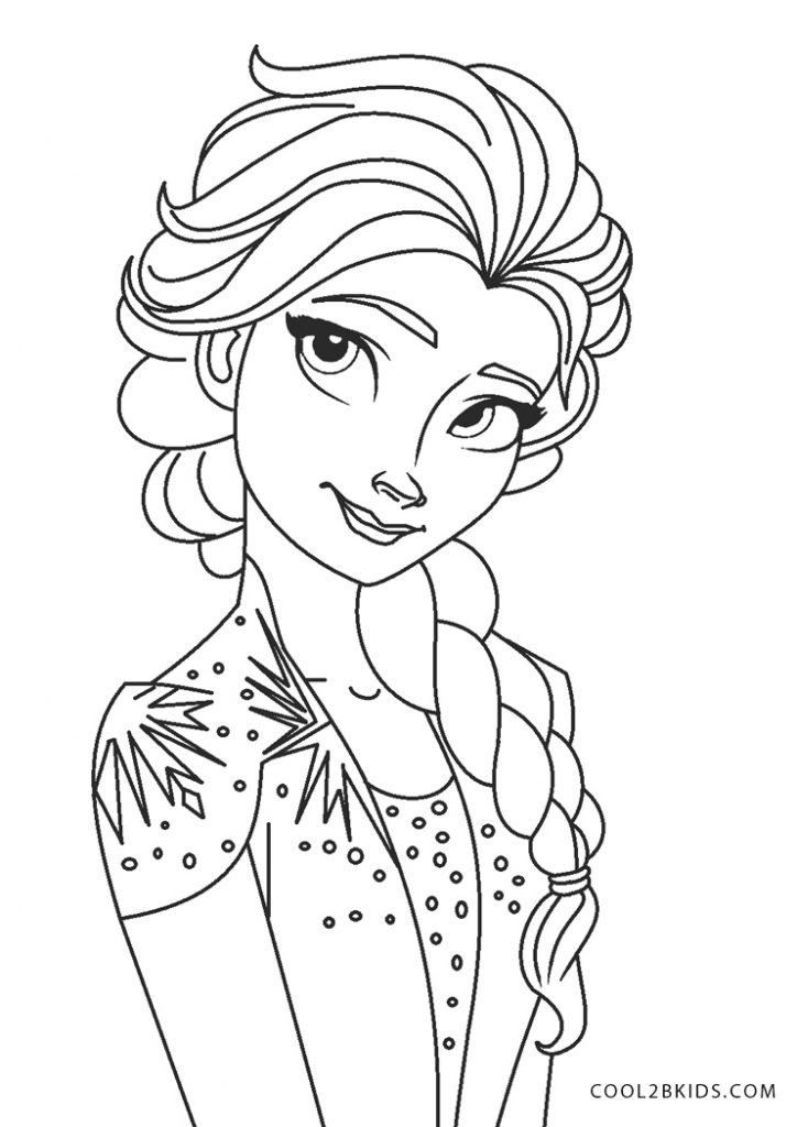 60 Printable Elsa Coloring Pages 48