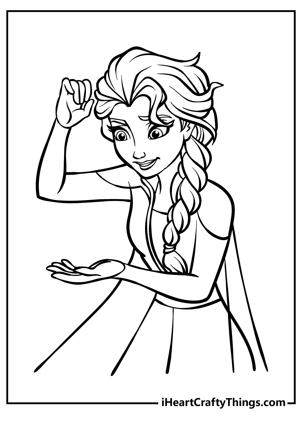 60 Printable Elsa Coloring Pages 49