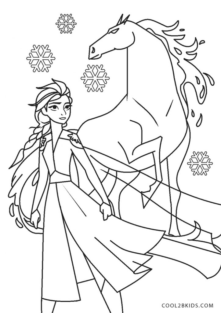 60 Printable Elsa Coloring Pages 53