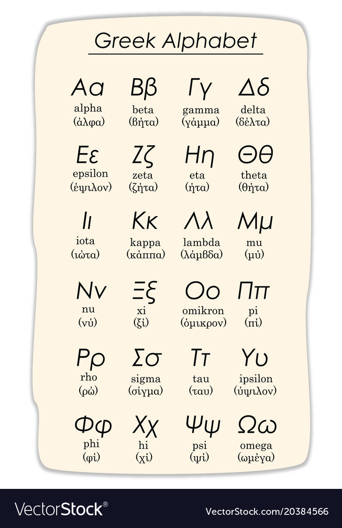 60 Printable Greek Alphabet Pdf 36