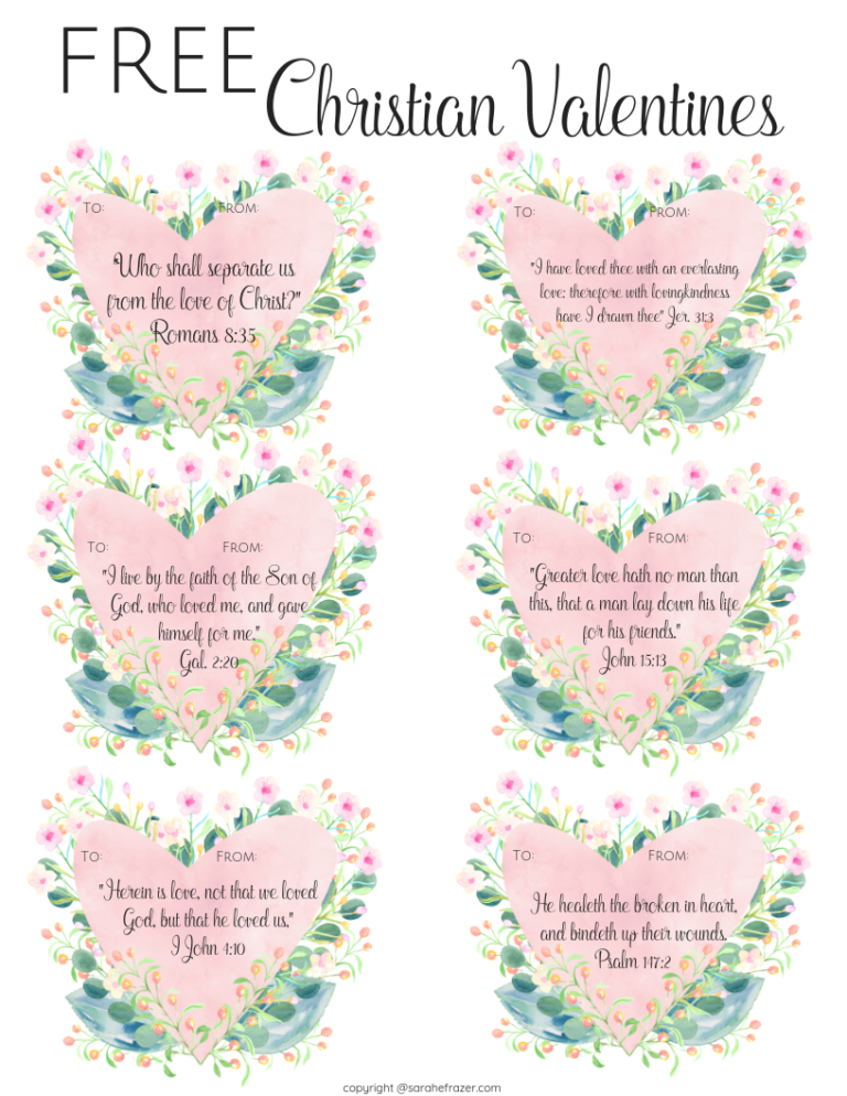 Save 60 Free Christian Valentine Printables Ideas 21