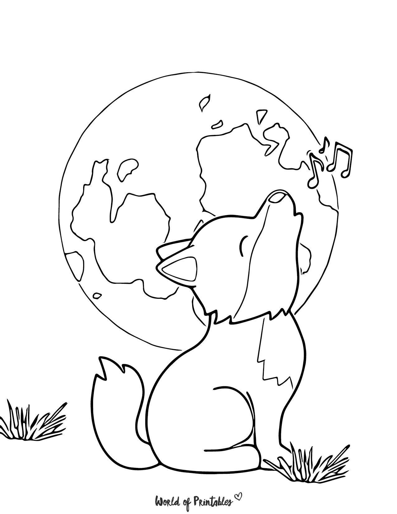 Save 60 Printable Coloring Pages Of Wolves Ideas 15