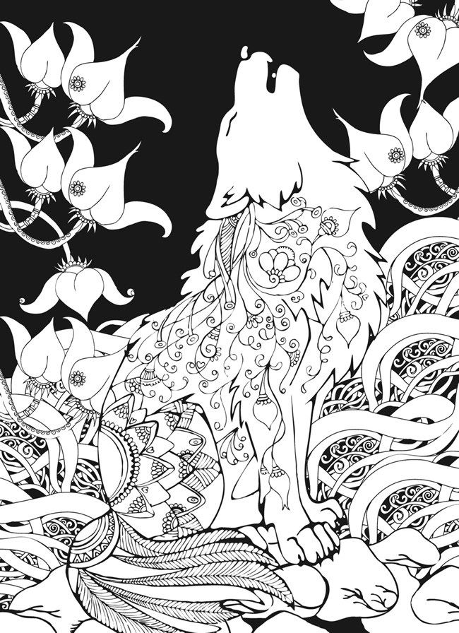 Save 60 Printable Coloring Pages Of Wolves Ideas 40