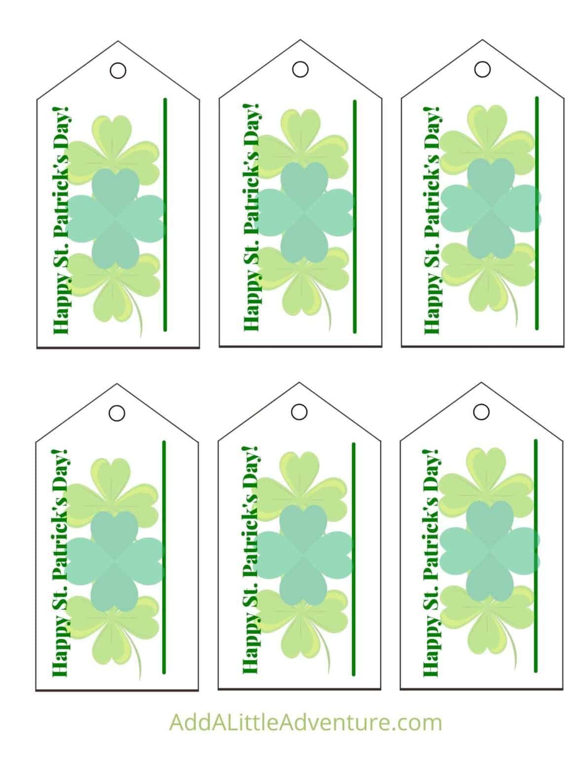 Save 60 Printable St Patrick Day Tags Ideas 43