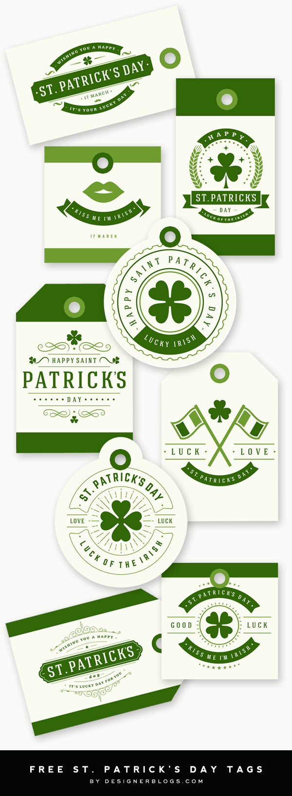 Save 60 Printable St Patrick Day Tags Ideas 45