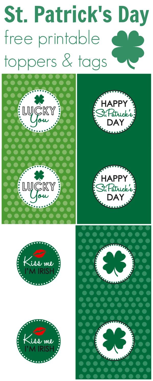 Save 60 Printable St Patrick Day Tags Ideas 60