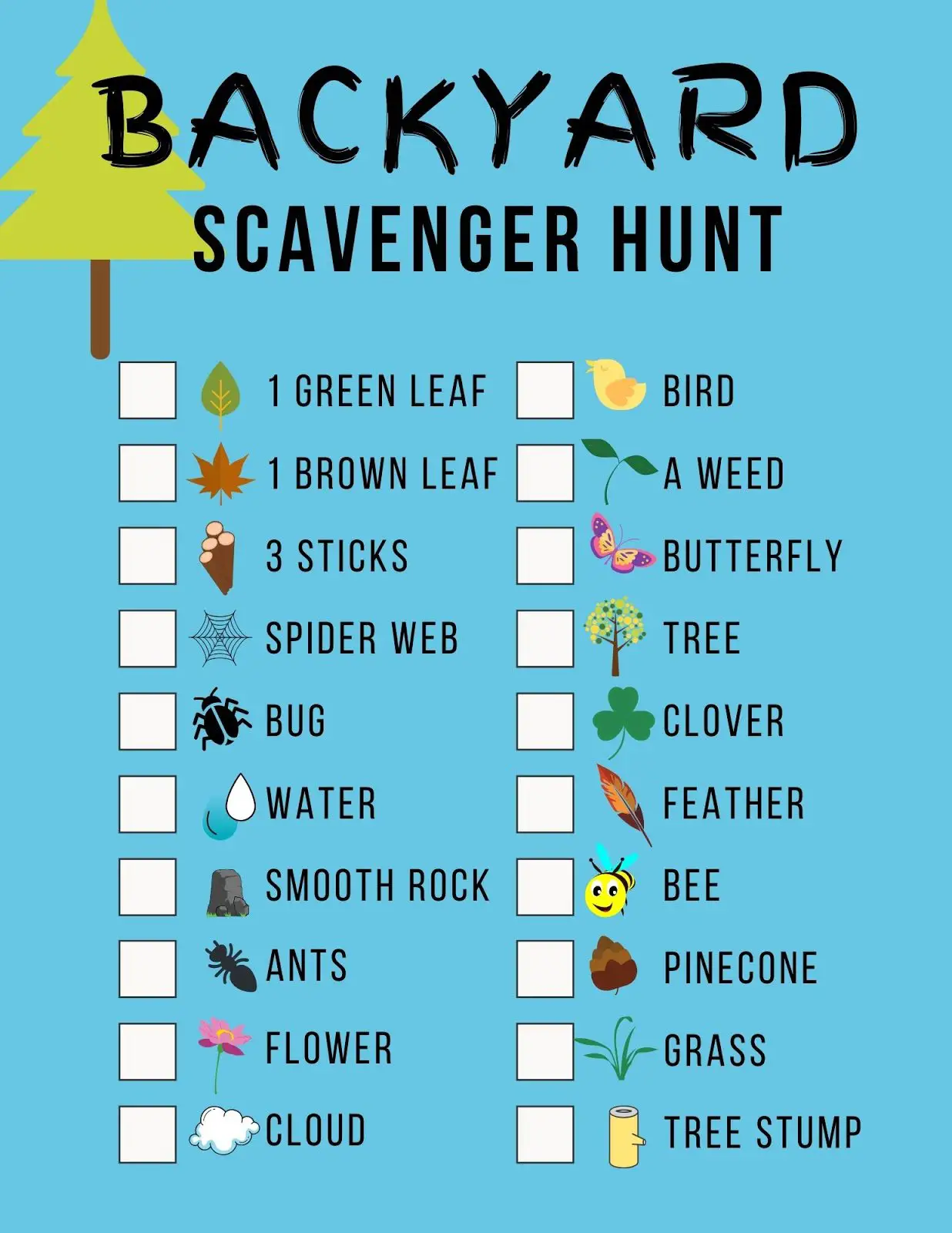 Save 60 Summer Scavenger Hunt Printable Ideas 29