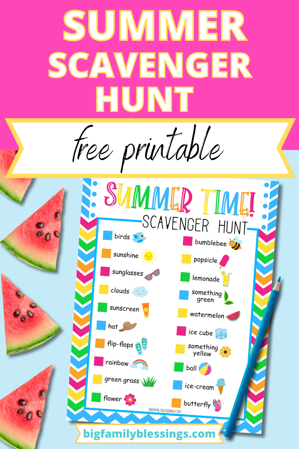 Save 60 Summer Scavenger Hunt Printable Ideas 31