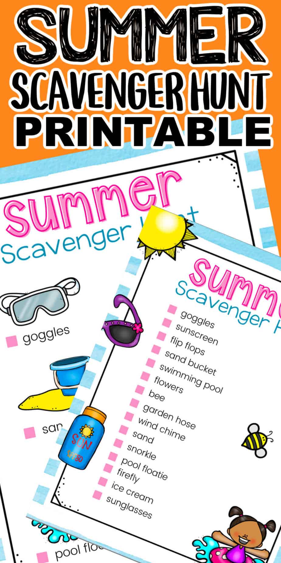 Save 60 Summer Scavenger Hunt Printable Ideas 38