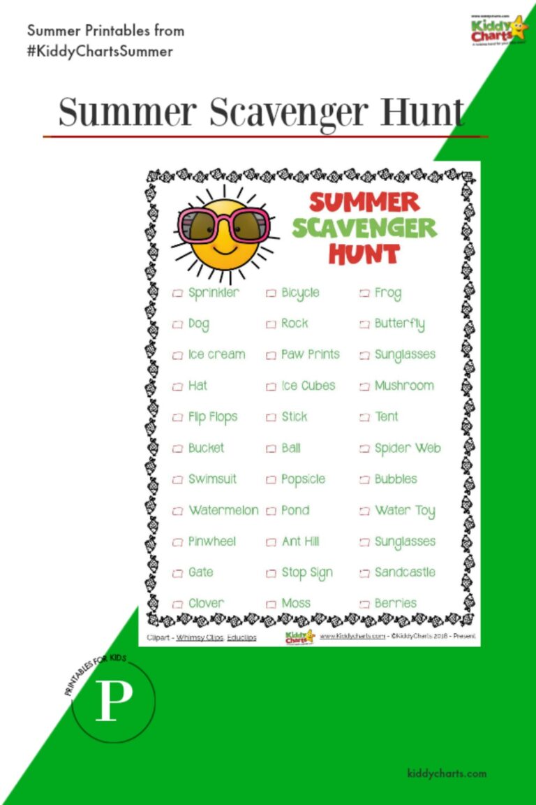 Save 60 Summer Scavenger Hunt Printable Ideas 54