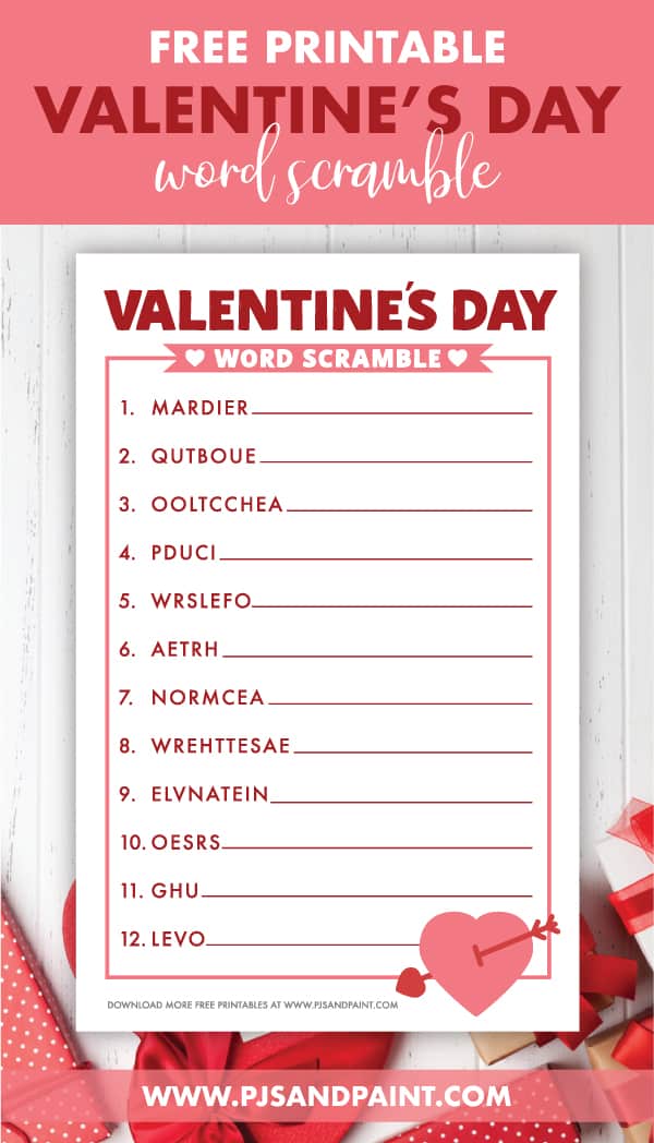 Save 60 Valentine Day Printable Games Ideas 5