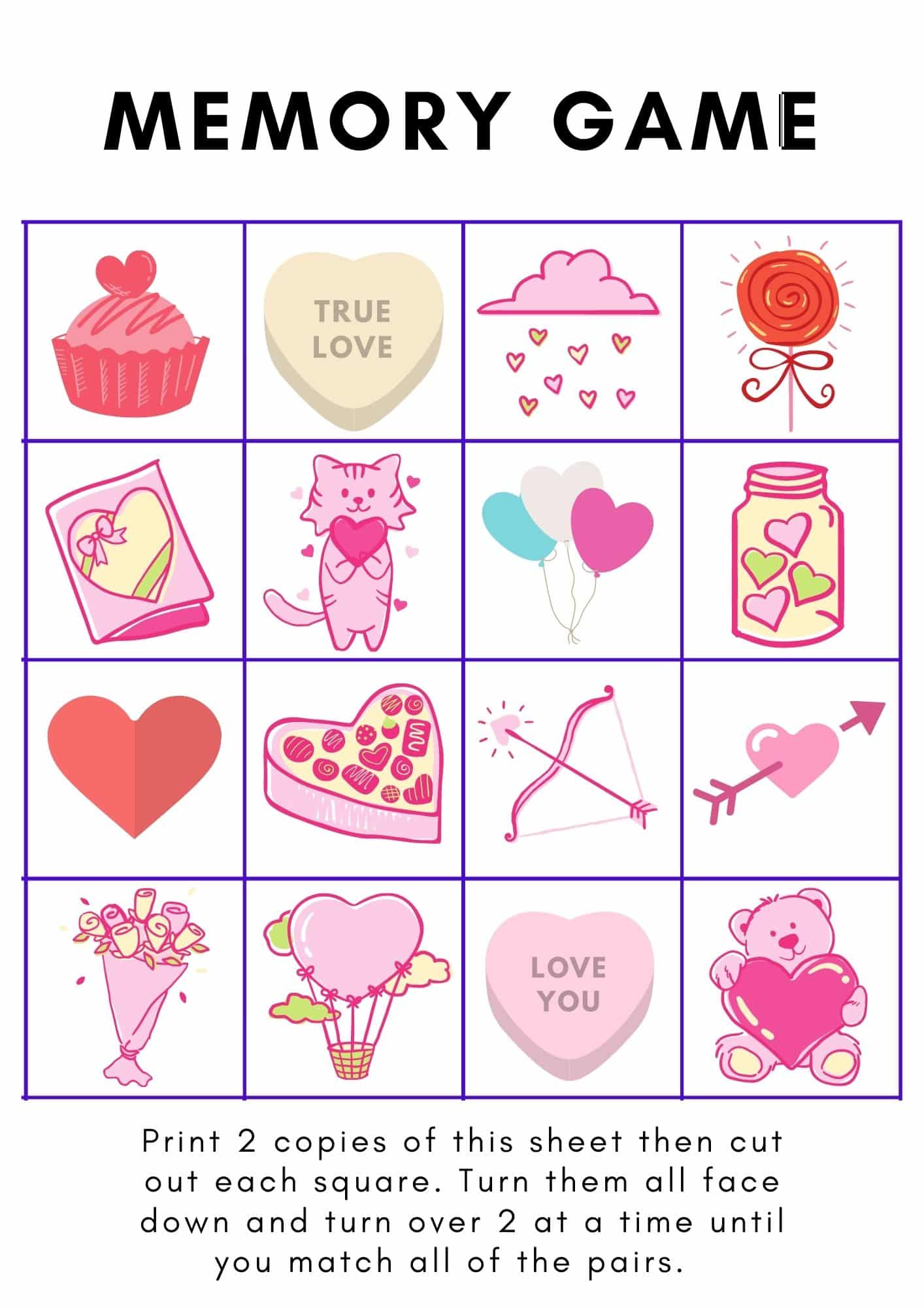 Save 60 Valentine Day Printable Games Ideas 50