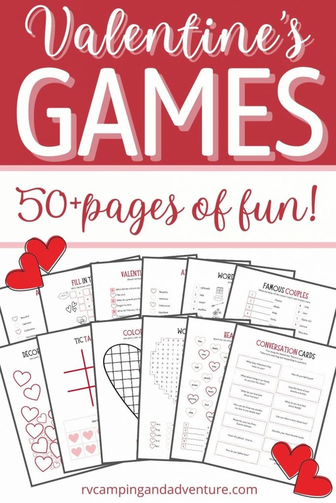 Save 60 Valentine Day Printable Games Ideas 9